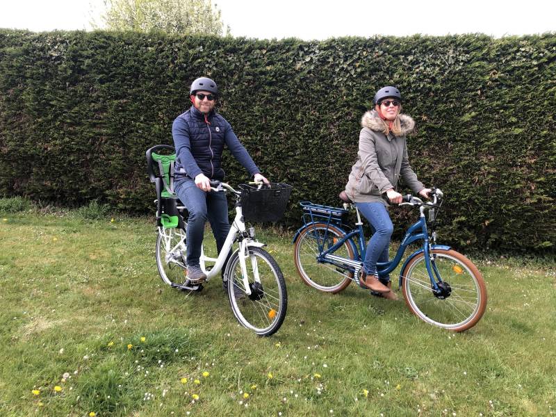 Faire une randonnée en vélos électriques le week-end a Etretat et ses environs